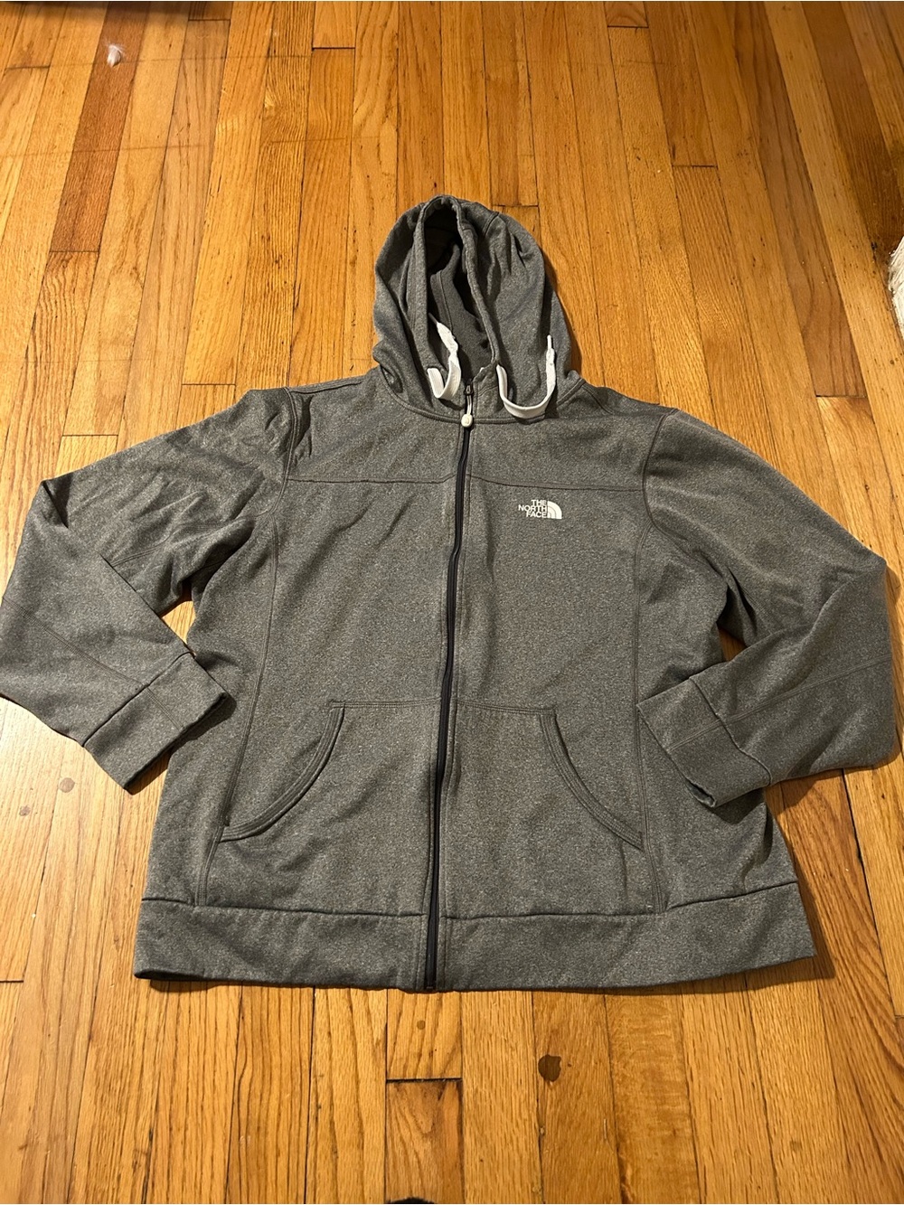 The North Face Heather Charcoal Gray Women's Hoodie - Full Zip
